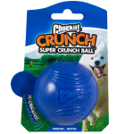Chuckit! Super Crunch Ball M (6,4 cm) - kr&otilde;mpsuv, krabisev kummipall koertele - 1 t&uuml;kk