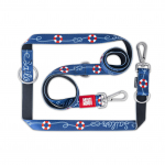 Max&Molly Multi-Leash Sailor - reguleeritav koerarihm, mereteemaline muster, 200 cm