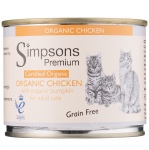 Simpsons Premium Kassidele Orgaaniline Kana K&otilde;rvitsaga - teraviljavaba m&auml;rgtoit kassidele, kana k&otilde;rvitsaga