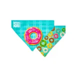 Max & Molly kahepoolne bandana Donuts - koera bandana, kahepoolne