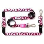 Max&Molly Multi-Rihm Leopard - Reguleeritav koerarihm, gepardi muster, 200 cm
