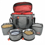 KONG Travel Bag 5in1 - reisikott koertele, koos kausside ja konteineritega