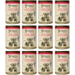 Simpsons Premium kana, hirveliha ja heeringas - m&auml;rg koeratoit kanaga, hirveliha, l&otilde;he, heeringa ja k&ouml;&ouml;giviljadega, teraviljavaba - 12x 400g