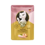 Kitty Cat Filee Kanaga & Krevetid Patees - kassidele m&otilde;eldud kotike, kana ja krevettidega, filee patees