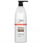 PSH Pro Total Brown Shampoo - tugevdav &scaron;ampoon kuldse ja pruuni karvkatte v&auml;rvi jaoks, kontsentraat 1:2