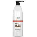 PSH Pro Total Brown Shampoo - tugevdav &scaron;ampoon kuldse ja pruuni karvkatte v&auml;rvi jaoks, kontsentraat 1:2