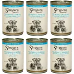 Simpsons Premium Four Bird Casserole - wet food for dogs, with poultry and vegetables, grain-free