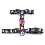 Dashi &Uuml;kssarviku Seljarakmed - reguleeritav kaitserakmed koertele, &uuml;kssarviku mustriga