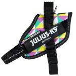 Julius - K9 IDC Powerharness Retro - koerarakmed helkuritega, v&auml;rviliste kolmnurkadega