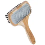 Groomer.dk 3D Volumizer Metssiga Harjas 2in1 - Kahepoolne Puudlihari Metallpiide ja Metssiga Harjastega