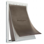 PetSafe Extreme Weather alumiiniumist lemmiklooma uks - isoleeritud uks koertele ja kassidele, metallist, tugevdatud