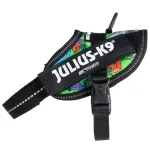 Julius - K9 IDC Powerharness Daycare - koera rakmed helkurelementidega, v&auml;rvilise linna mustriga
