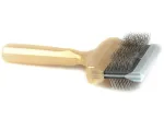 ActiVet Pro Hari Super Pehme Karva Haaraja - &uuml;lipehme, kahepoolne, paindlik hari pikkadele, siidistele karvadele - suur 9cm