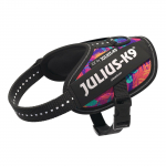 Julius - K9 IDC Powerharness Vibe - koerarakmed helkivate omadustega, peopesamustriga