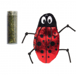 KONG t&auml;idetav kassim&auml;nguasi Ladybug - kassim&auml;nguasi kassinaeriga, l&auml;ikiv lepatriinu kassinaerivaruga