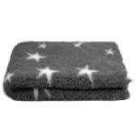 Blovi DryBed VetBed A+ - non-slip pet bed, animal mattress, graphite with stars