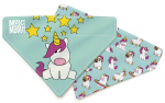 Max & Molly p&ouml;&ouml;ratav bandana Unicorn - kahepoolne bandana koertele