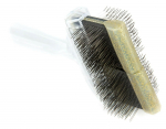 ActiVet Diamond Super Soft Hari - eriti pehme, kahepoolne, paindlik hari pikkadele, siidistele karvadele, k&otilde;verad + sirged piid - suur 9c