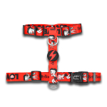 Dashi Vintage Betty tagumine rakmed - reguleeritav kaitserakmed koertele, Betty Boopi muster