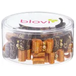 Blovi lipsud 25 tk - elegantsed lipsud koertele pruunides ja kuldsetes toonides, elastse paelaga