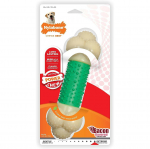 Nylabone Extreme Double Action Bacon - tekstuuriga n&auml;rimism&auml;nguasi koertele, maitsestatud peekoni ja piparm&uuml;ndiga