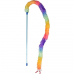 Flamingo kassi Yowly Dangler Caterpillar - kohev ja kr&otilde;bisev r&ouml;&ouml;vikuga m&auml;ngukepp kassidele