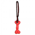 Flamingo Expanda Bone - koerte viskamism&auml;nguasi painduva k&auml;epidemega, must - punane