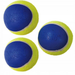 KONG Ultra SqueakAir Ball M (6cm) 3tk - tugevdatud tennisepall koertele, viskem&auml;ngu m&auml;nguasi piiksuga