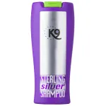 K9 Sterling Silver Shampoo - &scaron;ampoon valge ja h&otilde;bedase karva jaoks, koerte ja kasside karvav&auml;rvi esilet&otilde;stmiseks, kontsentraat 1:10