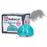 Robocat Hiir - interaktiivne hiir kassidele, sulgede, liikumisanduri ja madnip-lisandiga