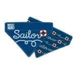 Max&Molly p&ouml;&ouml;ratav bandana Sailor - koertele bandana, kahepoolne, mereteemaline muster