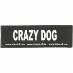 Julius K9 Crazy Dog Patch 2tk - plaastrid Julius rakmetele, takjakinnitusega