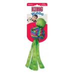 KONG Wubba Weaves (33cm) - piiksuv m&auml;nguasi koertele, sabade ja punutud palliga