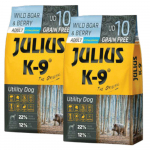 Julius K - 9 Metssea & Marjad T&auml;iskasvanud - teraviljavaba koeratoit, metssiga ja marjad