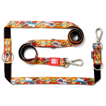 Max&Molly Multi-Leash Heroes - reguleeritav rihm koertele, huvitava mustriga, 200 cm