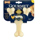 Nylabone Gourmet Kanakujuline N&auml;rimism&auml;nguasi - vastupidav koerte n&auml;rimism&auml;nguasi, intensiivne kanamaitse