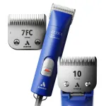 Andis AGCB Super Brushless + CeramicEdge reklaamkomplekt - Vaikne, professionaalne l&otilde;ikur keraamiliste teradega - Sinine