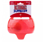 KONG Jumbler Ball L/XL - v&auml;ga suur piiksuv pall koertele, k&auml;epidemetega