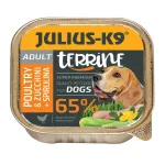 Julius - K9 Linnuliha Suvik&otilde;rvitsa ja Spirulinaga - t&auml;isv&auml;&auml;rtuslik m&auml;rgtoit koertele, linnuliha, suvik&otilde;rvits ja spirulina