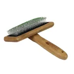 Bamboo Groom Pehme Slicker Hari - bambusest slicker hari turvaliste piidega, suurtele koerat&otilde;ugudele ja kassidele