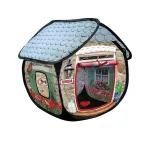 KONG Play Spaces Bungalow - kokkupandav kangast m&auml;ngumaja kassidele