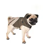 Doogy 2in1 Tampa - tuulekindel jakk koertele, eemaldatava fliisiga, beež/khaki - Pikkus: