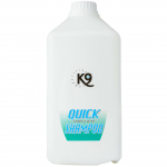 K9 Quick Shampoo - kuiv&scaron;ampoon hobustele, rahustava aaloegeeliga - 2,7L