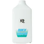 K9 Quick Shampoo - kuiv&scaron;ampoon hobustele, rahustava aaloegeeliga - 2,7L