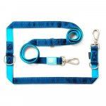 Max&Molly Multi-Leash Matrix Sky - reguleeritav jalutusrihm koertele, helkurl&otilde;ikega, 200 cm