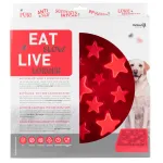 Eat Slow Live Longer Star L - koerte ruudukujuline kauss, mis aeglustab s&ouml;&ouml;mist, t&auml;hed