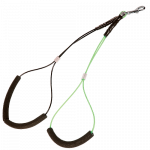 Chadog kahekordne terasest rihm nailonpunutises, 53cm/46cm, l&auml;bim&otilde;&otilde;t