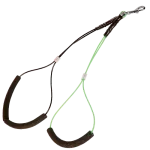 Chadog kahekordne terasest rihm nailonpunutises, 53cm/46cm, l&auml;bim&otilde;&otilde;t