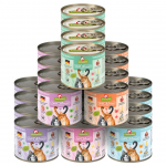 GranataPet DeliCatessen Toidukomplekt - Teraviljavaba M&auml;rg Kassitoit, 6 Maitse Segu, Komplekt 1