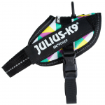 Julius - K9 IDC Powerharness Retro - koerarakmed helkuritega, v&auml;rviliste kolmnurkadega